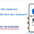 SBI Mini Statement